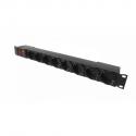 ITALY TYPE 8 OUTLET POWER STRIP 19INCH 1U POWER STRIP PDU SURGE