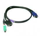 Slim 3-in-1 USB PS/1 KVM Combo cable (ECAB2067 Series)